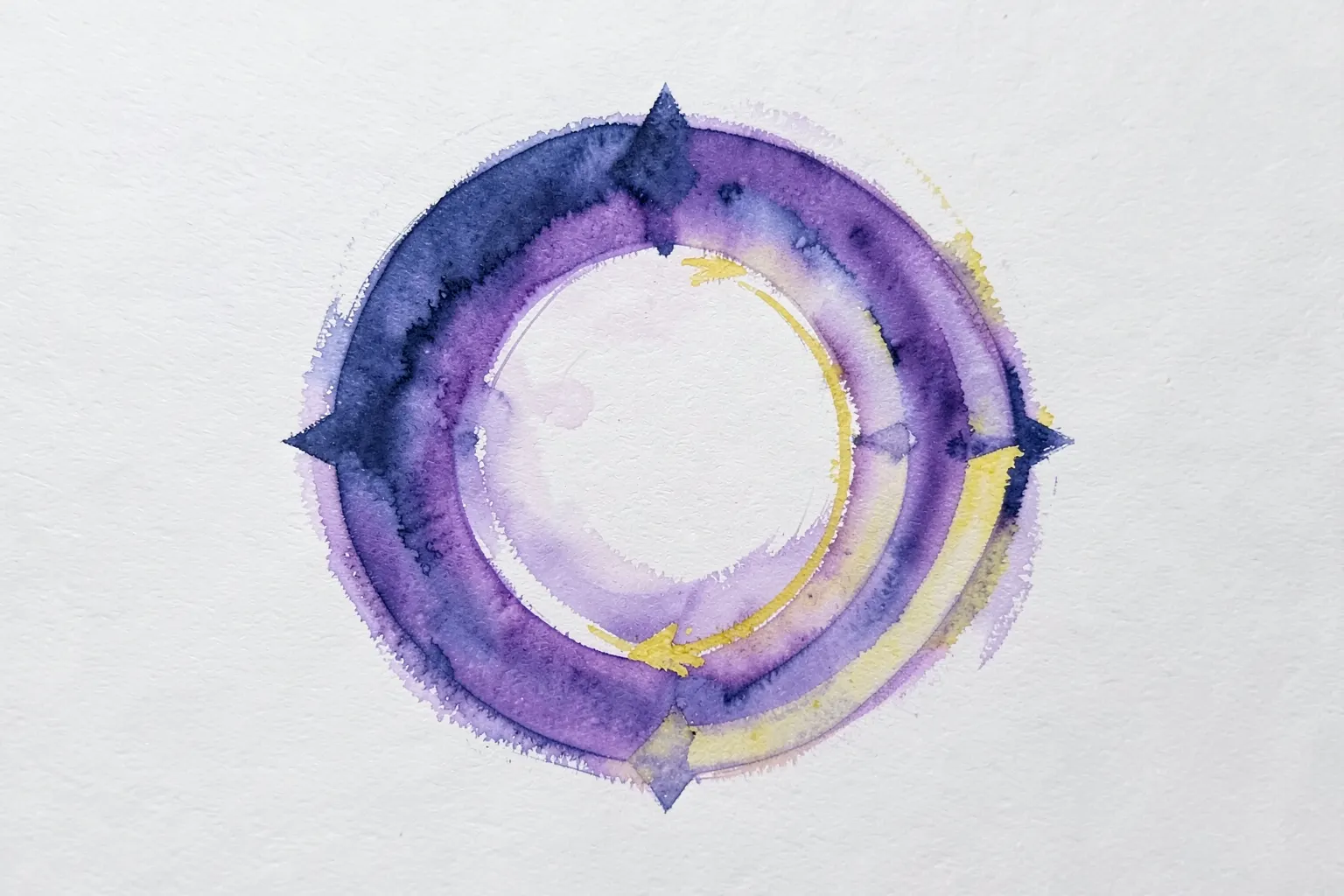 Capa do artigo com o título Ciclos de vida e fases da vida: entenda as diferenças, com uma ilustração abstrata de um círculo com setas indicando movimento e transição.